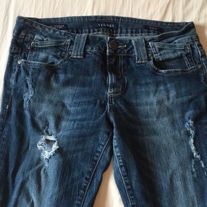 Dark-medium wash jeans